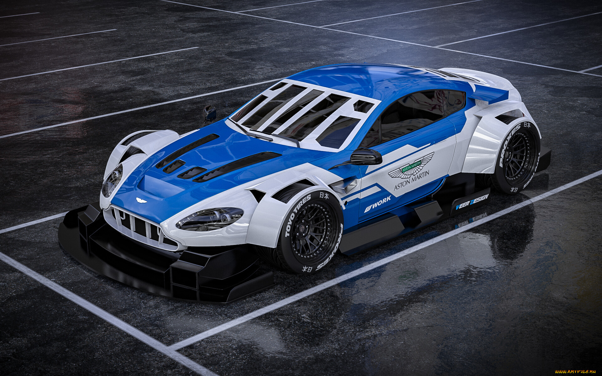 aston martin v12 vantage, , 3, aston, martin, v12, vantage, widebody, tuning, car, , 